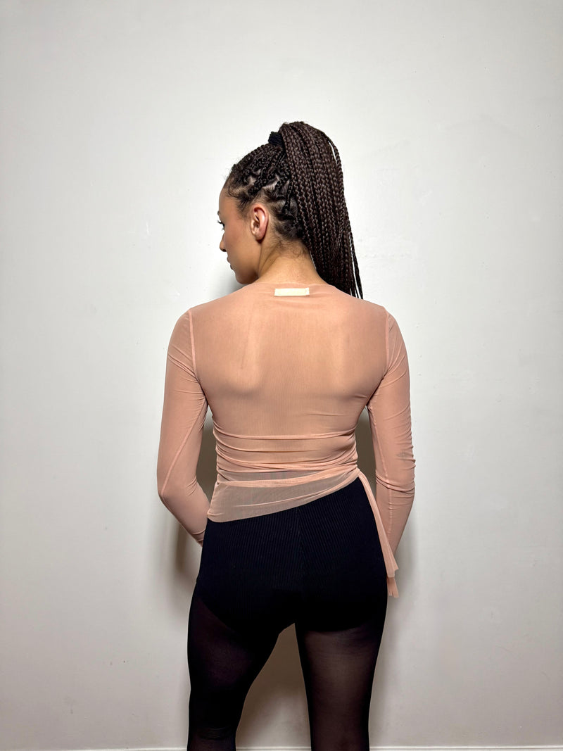 Thara Top in Tea Rose