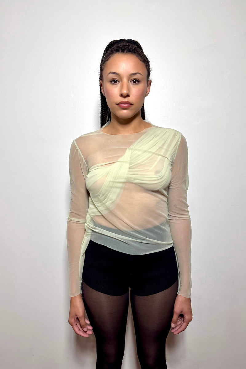 Thara Top in Seafoam