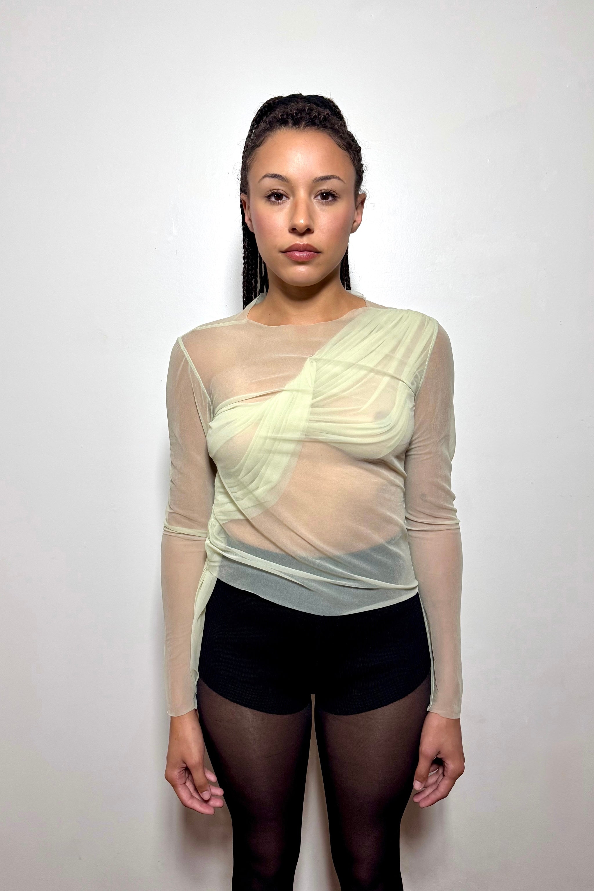 Thara Top in Seafoam