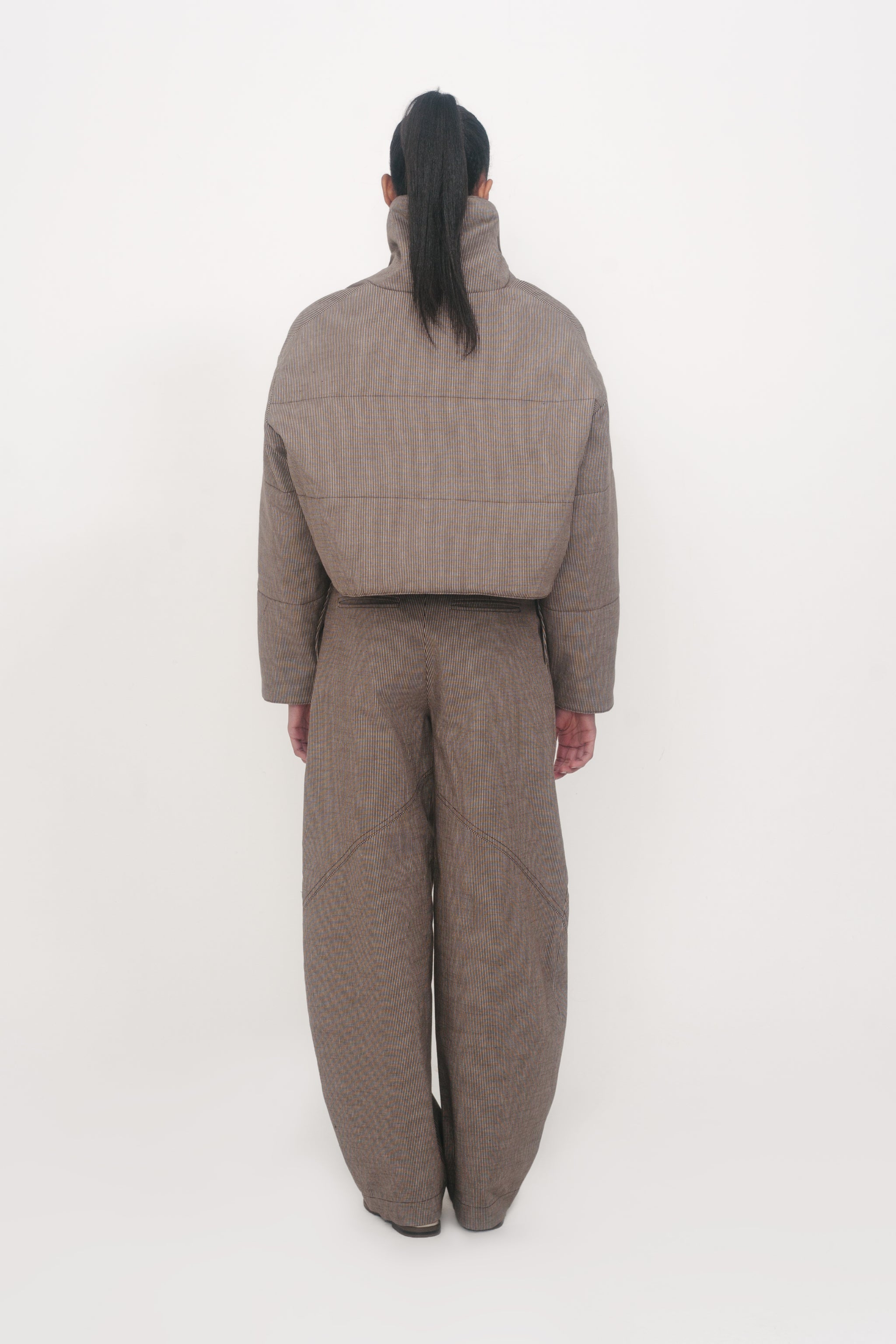 ILAYA JACKET IN PINSTRIPE