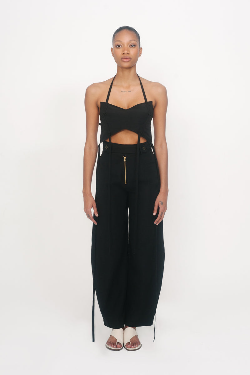 BARREL PANTS - IN BLACK